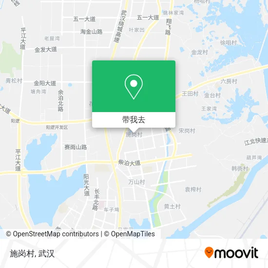 施岗村地图