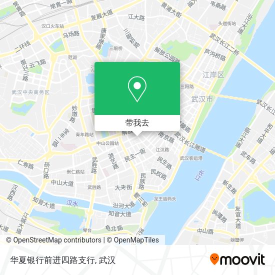 华夏银行前进四路支行地图
