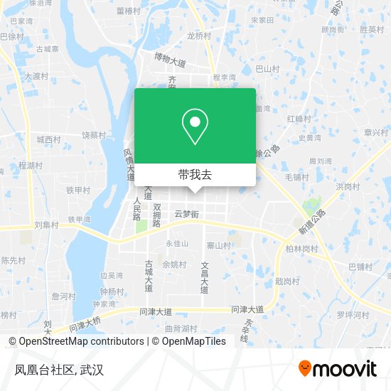 凤凰台社区地图