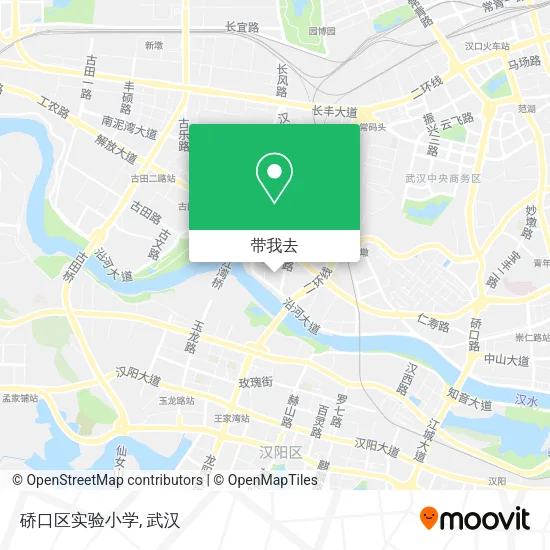 硚口区实验小学地图