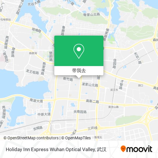 Holiday Inn Express Wuhan Optical Valley地图