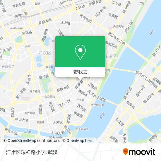 江岸区瑞祥路小学地图