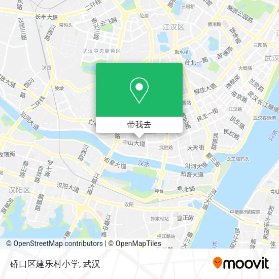 硚口区建乐村小学地图