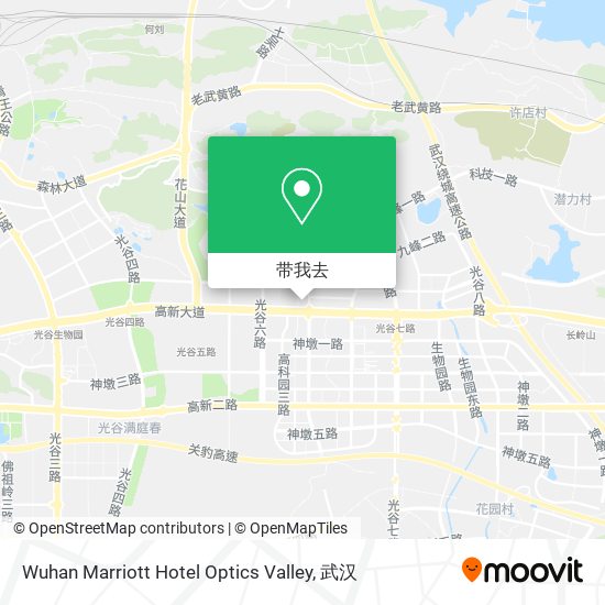 Wuhan Marriott Hotel Optics Valley地图