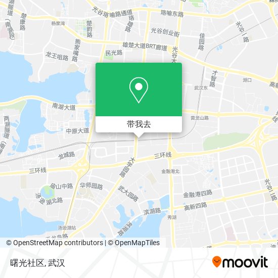 曙光社区地图
