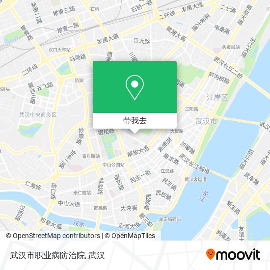 武汉市职业病防治院地图