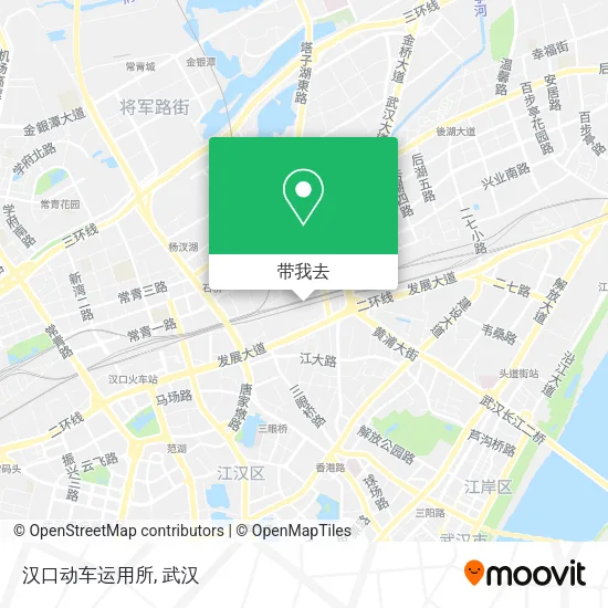 汉口动车运用所地图