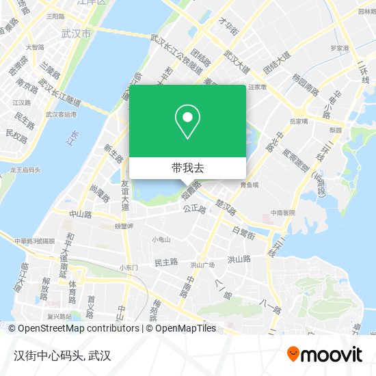 汉街中心码头地图