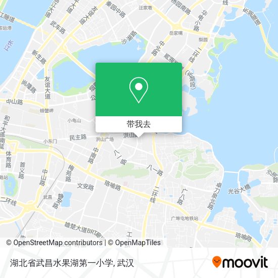 湖北省武昌水果湖第一小学地图