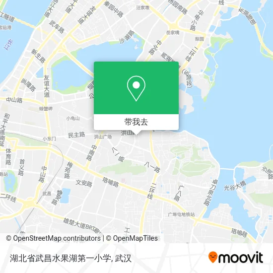 湖北省武昌水果湖第一小学地图