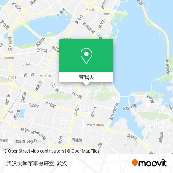 武汉大学军事教研室地图