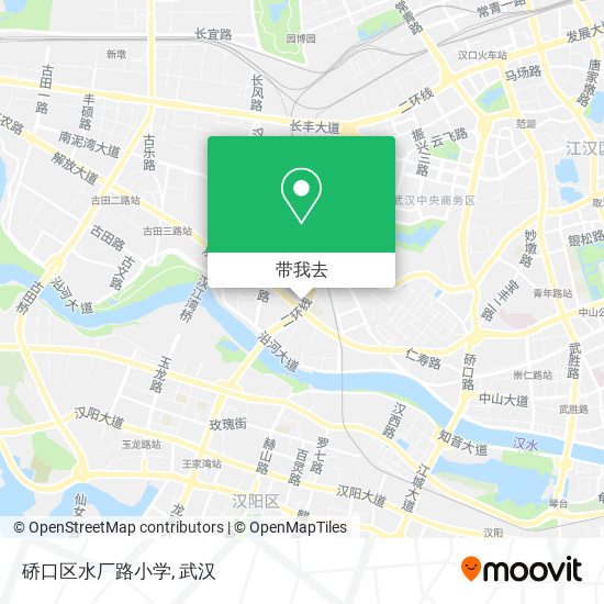 硚口区水厂路小学地图