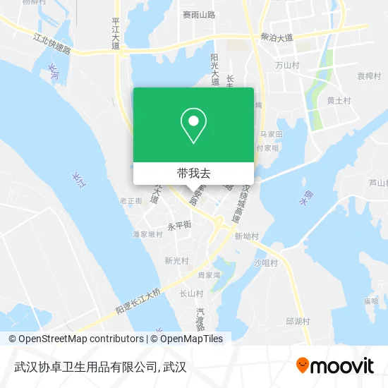 武汉协卓卫生用品有限公司地图