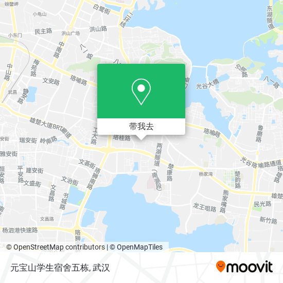 元宝山学生宿舍五栋地图