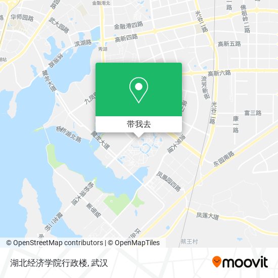 湖北经济学院行政楼地图