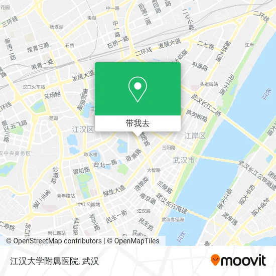 江汉大学附属医院地图