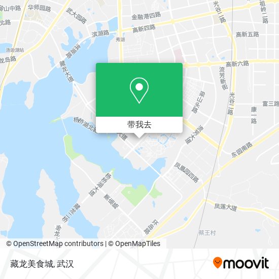 藏龙美食城地图