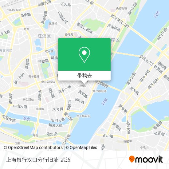 上海银行汉口分行旧址地图