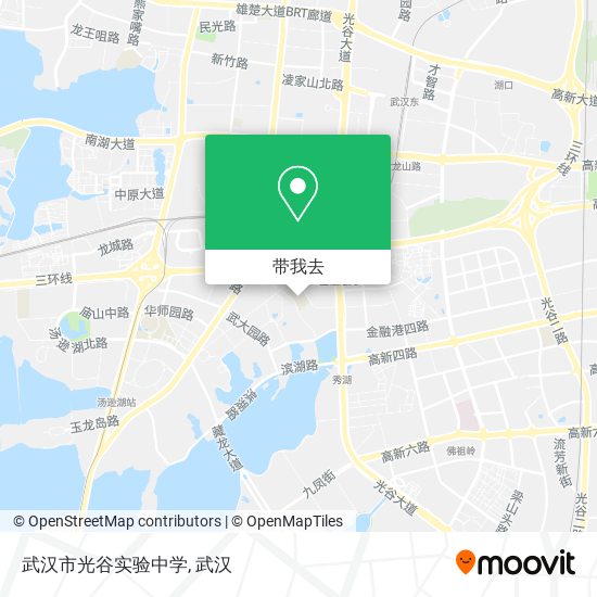 武汉市光谷实验中学地图