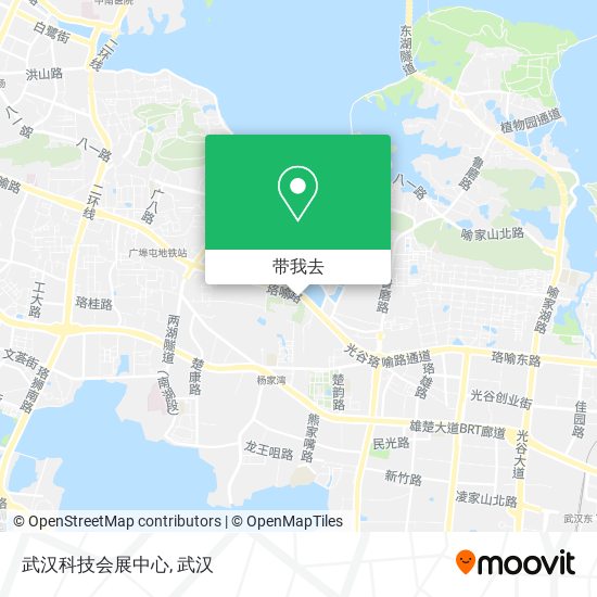 武汉科技会展中心地图