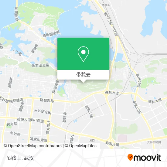 吊鞍山地图