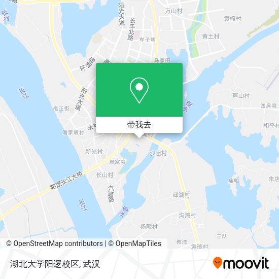 湖北大学阳逻校区地图