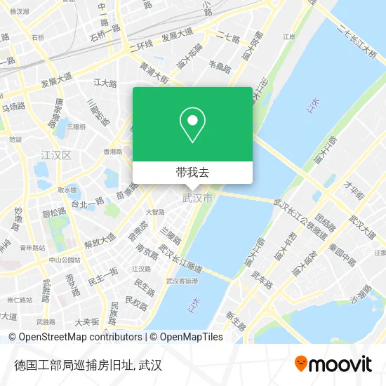 德国工部局巡捕房旧址地图