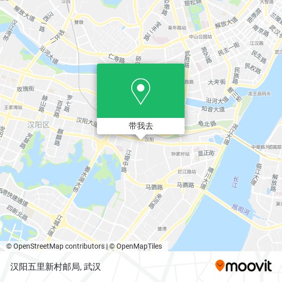 汉阳五里新村邮局地图