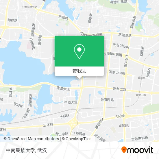 中南民族大学地图