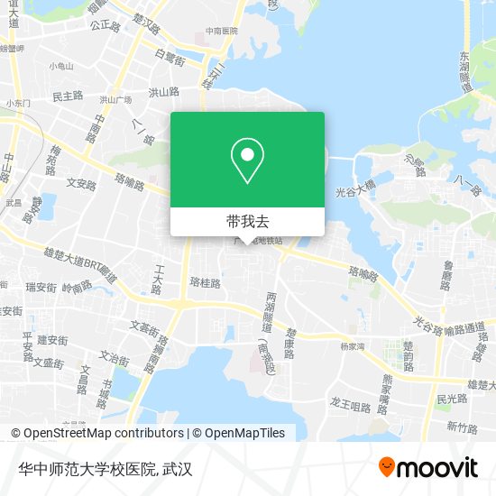 华中师范大学校医院地图