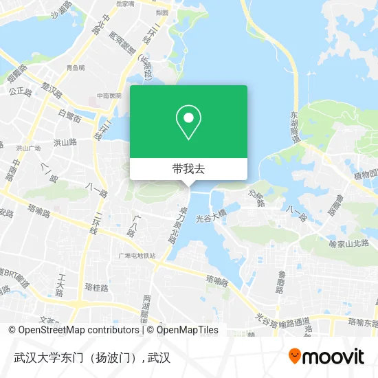 武汉大学东门（扬波门）地图