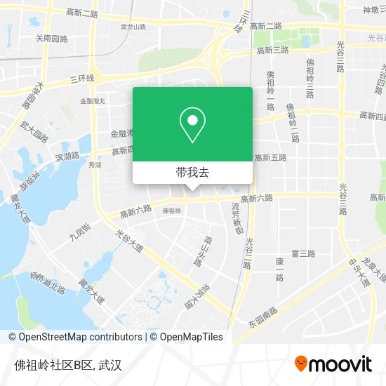 佛祖岭社区B区地图
