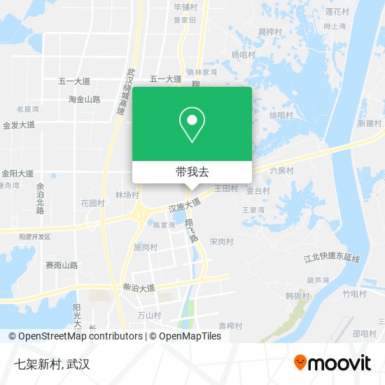 七架新村地图