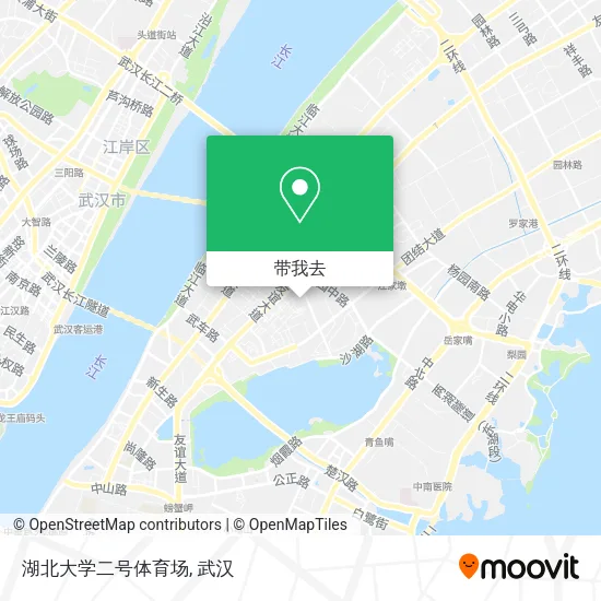 湖北大学二号体育场地图