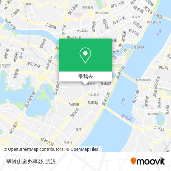 翠微街道办事处地图