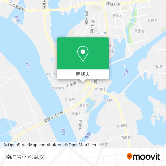 南占湾小区地图