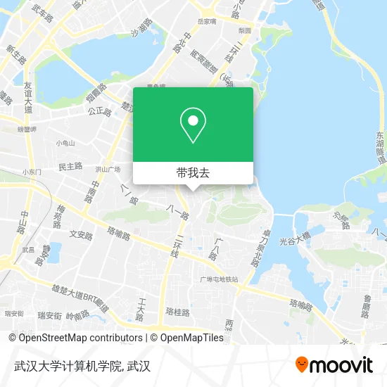 武汉大学计算机学院地图