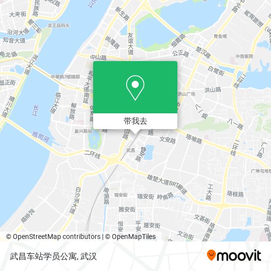 武昌车站学员公寓地图