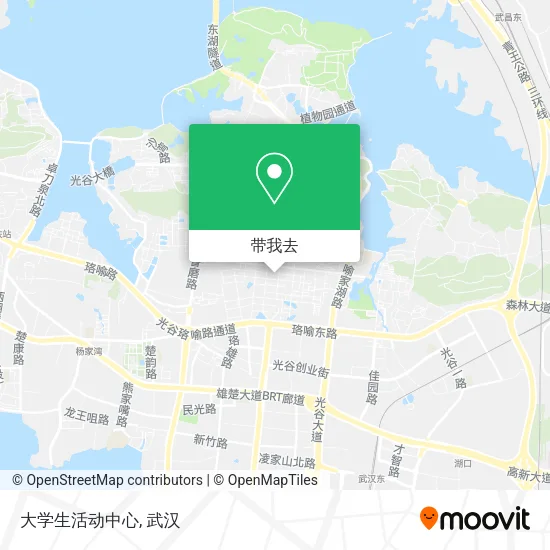 大学生活动中心地图