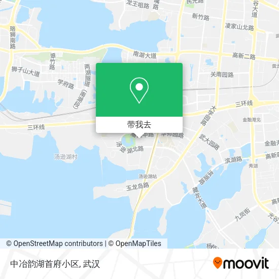 中冶韵湖首府小区地图