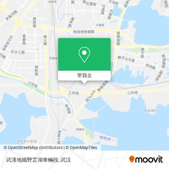 武漢地鐵野芷湖車輛段地图