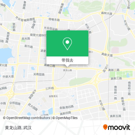 黄龙山路地图