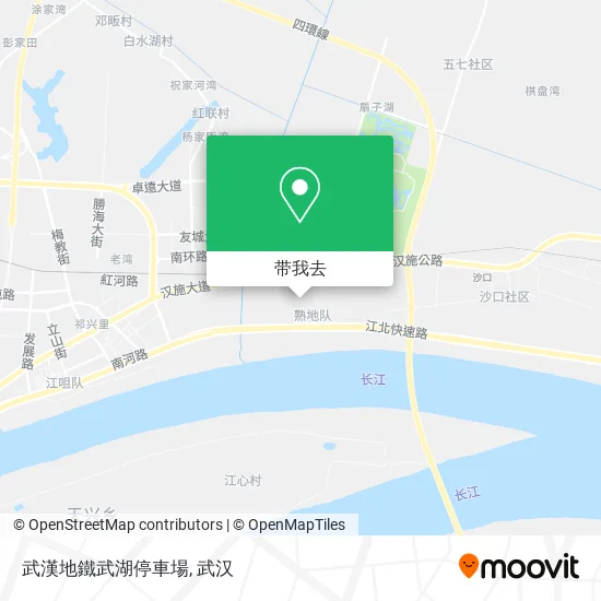 武漢地鐵武湖停車場地图