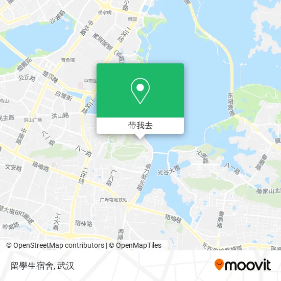 留學生宿舍地图