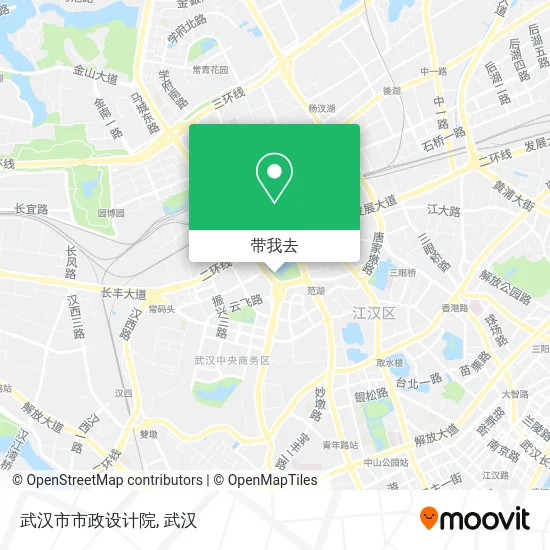 武汉市市政设计院地图