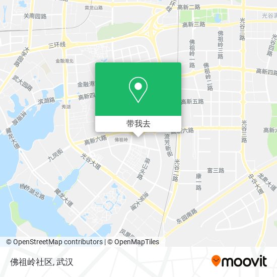 佛祖岭社区地图