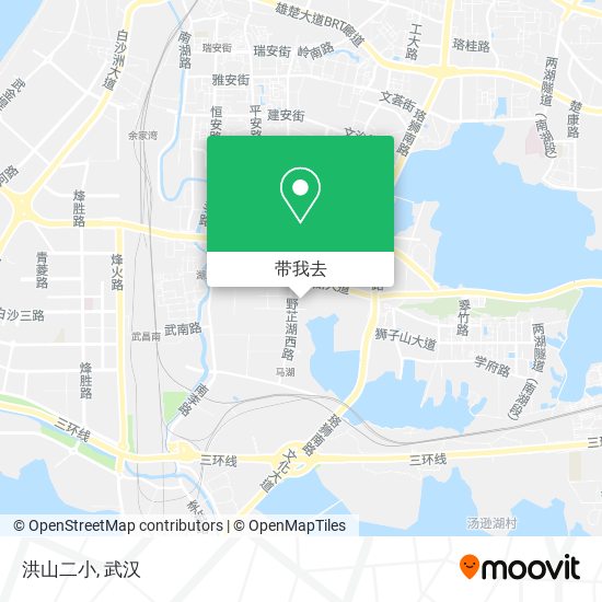 洪山二小地图