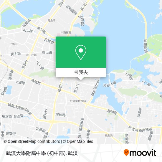 武漢大學附屬中學 (初中部)地图