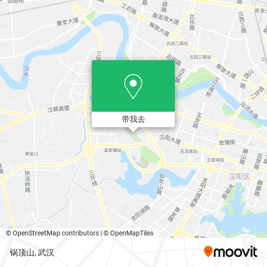 锅顶山地图