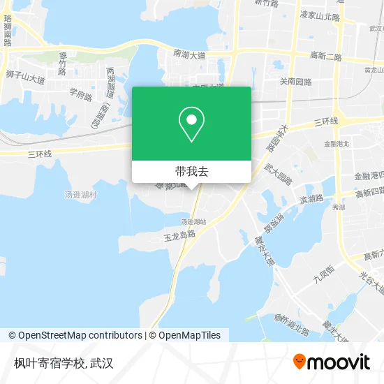 枫叶寄宿学校地图